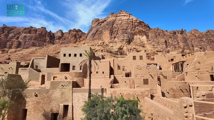 Bangunan tua di Kota Al Ula, Arab Saudi Bangunan tua di Kota Al Ula, Arab Saudi