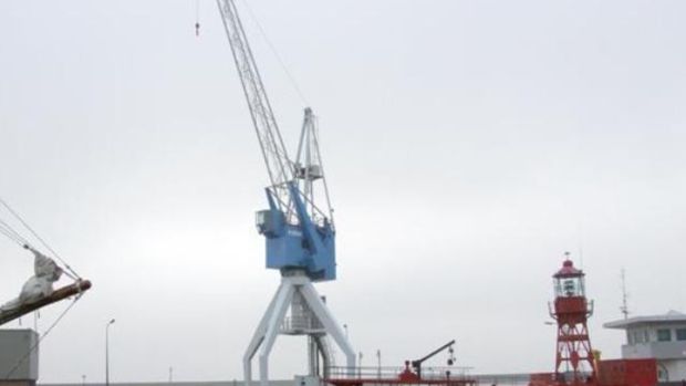 Harlingen Harbour Crane