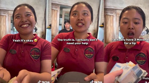 Pelayan di Bali Dapat Tip Rp 3 Juta dari Pelanggan Bule Gegara Ini