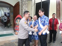 Kapolres Kebumen Tinjau Langsung Pengamanan Ibadah Paskah
