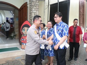 Kapolres Kebumen Tinjau Langsung Pengamanan Ibadah Paskah