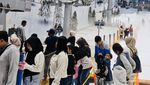 Main Salju di Bekasi Tak Jauh Beda dengan Mount Titlis