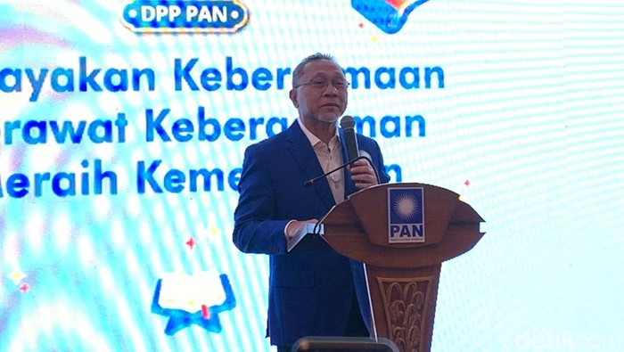 Zulkifli Hasan (Zulhas). (Devi/detikcom)