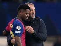 Reaksi Hansi Flick Terkait Kekesalan Ansu Fati