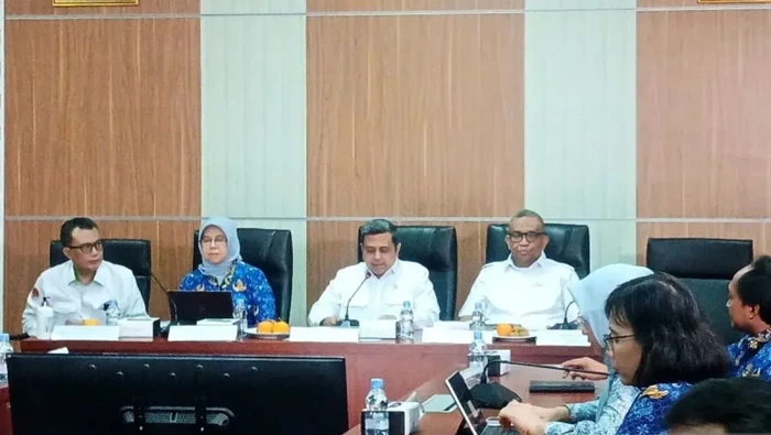 BPJH dan BPOM merilis 9 produk mengandung babi (ANTARA/Tri Meilani Ameliya.)
