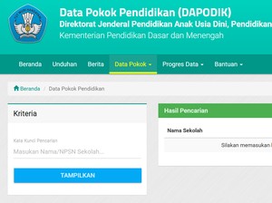 Cara Cek NPSN Sekolah dan Madrasah Lengkap dengan Link untuk Mencarinya