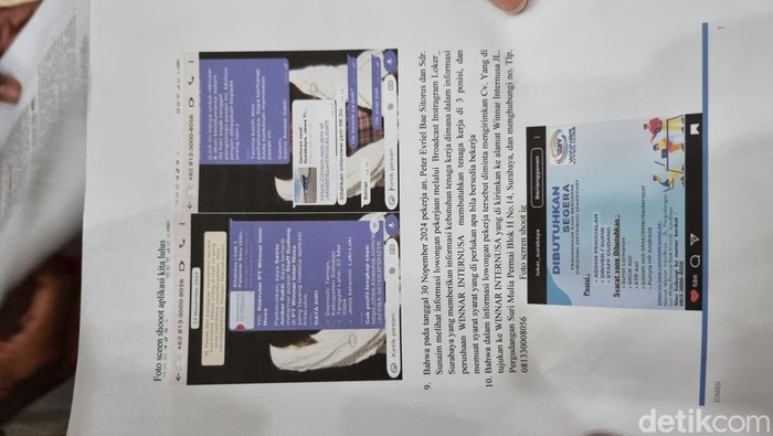 Eks karyawan UD Sentoso Seal yang ijazahnya ditahan akan melaporkan sejumlah akun medsos terkait penipuan lowongan pekerjaan.