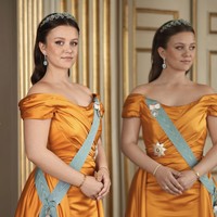 Mahkota bersejarah ini memiliki hiasan bunga-bunga kecil dari batu pirus, mutiara, dan berlian, dan diketahui bahwa mahkota ini diberikan kepada nenek buyut Isabella, Ratu Margrethe dari Swedia. Foto: dok. Instagram @detdanskekongehus