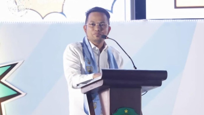 Gubernur Kaltim, Rudy Mas’ud saat menyampaikan program Gratispol