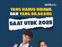 Infografis: Ini Hal yang Harus Dibawa dan Dilarang Saat UTBK SNBT 2025!