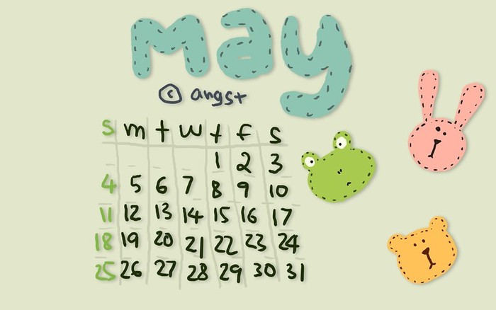 Kalender Mei 2025