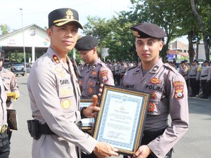 3 Anggota Polres Pasuruan Kota Raih Prestasi Kejuaraan Karate Nasional