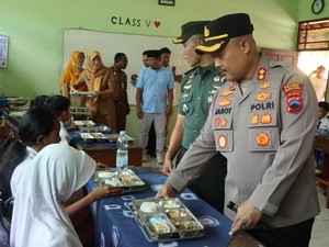 Polres Wonogiri Pastikan Distribusi Makan Bergizi Gratis Tepat Sasaran