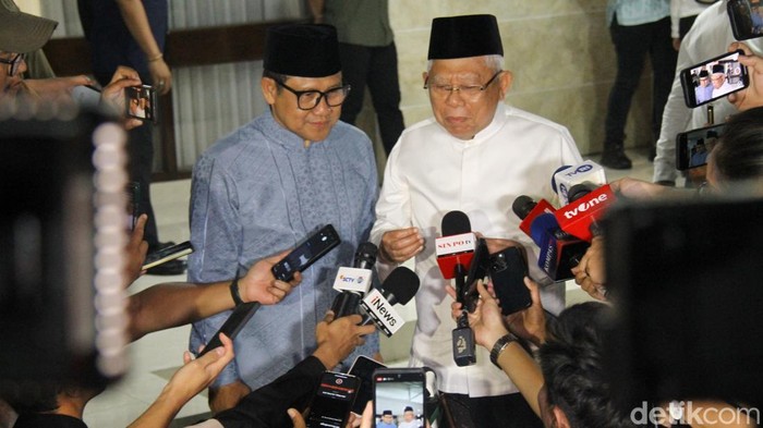 Wakil Presiden periode 2019-2024 Ma'ruf Amin menghadiri halal bihalal di kediamannya Ketum PKB Muhaimin Iskandar. Ma'ruf Amin turut bicara rencana evakuasi 1.000 warga Gaza ke RI.