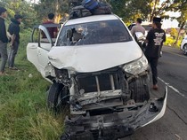 Mobil Tabrak 3 Motor di Jalan Denpasar-Gilimanuk, Empat Orang Terluka
