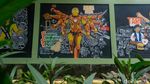 Mural Si Pitung hingga Oren Man Hiasi Pedestrian Pondok Pinang