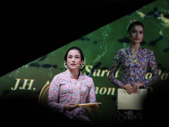 Pementasan Terbitlah Terang karya Titimangsa digelar di Museum Nasional Indonesia pada Senin (21/4/2025).