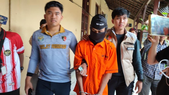 ML tersangka mutilasi kekasih di Kabupaten Serang, Serang.