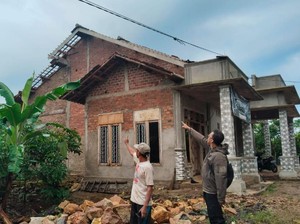 21 Rumah di Lampung Rusak Usai Diterjang Angin Puting Beliung