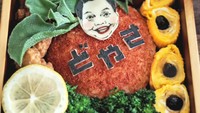 Tak hanya membuat bento dengan ide tokoh terkenal, Nancy juga punya maksud sendiri dalam membuat seni pada bento. Ada salah satu bento yang dibuat dari nasi yang berasal dari Taiwan. Foto: Instagram/nancychannel