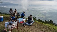 Objek wisata Gunung Gajah Telomoyo dengan ketinggian 1.300 mdpl itu menjadi salah satu destinasi wisata unggulan di Kabupaten Semarang.