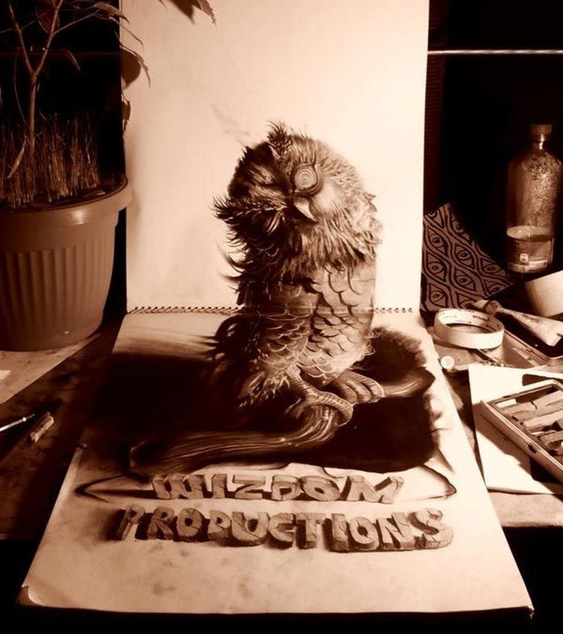 Terpukau Luksian 3 Dimensi Cuma Pakai Pensil, Keren Tapi Menyeramkan