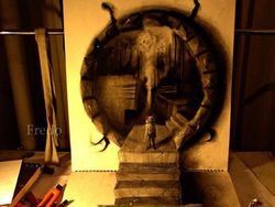 Terpukau Lukisan 3 Dimensi Cuma Pakai Pensil, Keren Tapi Menyeramkan