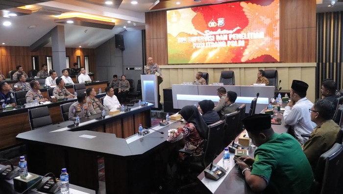 Tim Puslitbang Polri berkunjung ke Polres Mojokerto