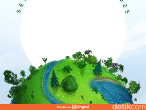 10 Twibbon Hari Bumi 2025 Menarik untuk Dibagikan di Medsos, Unduh Gratis!