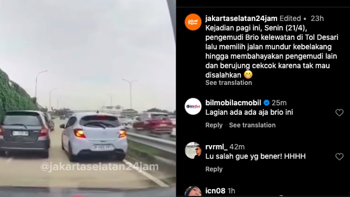 Brio mundur di tol