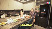 Melalui videonya di YouTube, ia membagikan momen ketika makan bersama dengan keluarganya di ruang makan di rumah barunya tersebut. Foto: YouTube Qiss You TV