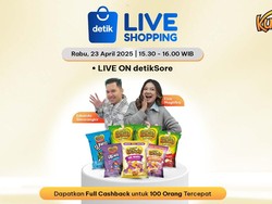 detikSore Live Shopping Bareng Kusuka, Cashback 100% hingga Rp 100 Ribu