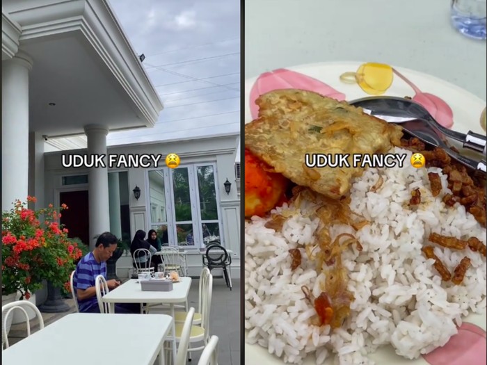 Gokil! Rumah Mewah di Lampung Jadi Tempat Jualan Nasi Uduk Rp 10 Ribuan