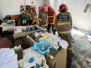 3 Ruko di Banguntapan Bantul Terbakar, Kerugian Rp 500 Juta