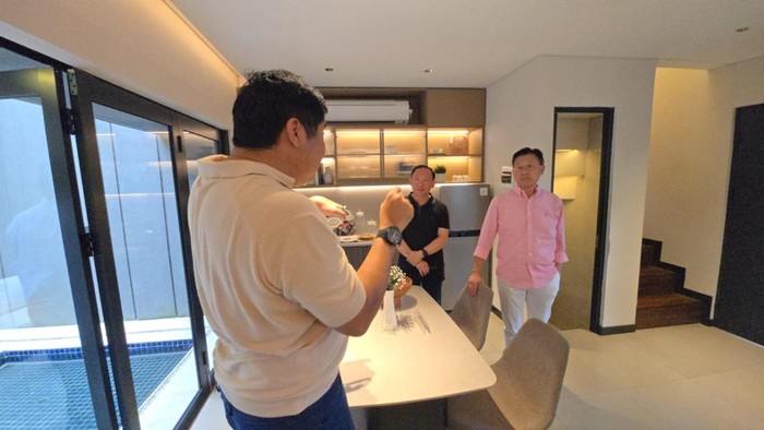 Menteri Perumahan dan Kawasan Permukiman (PKP) Maruarar Sirait dan CEO Lippo Group, James Riady