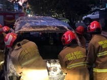 Mobil Modifikasi Tangki BBM Terbakar di Kota Batu, Ditemukan LPG 3 Kg