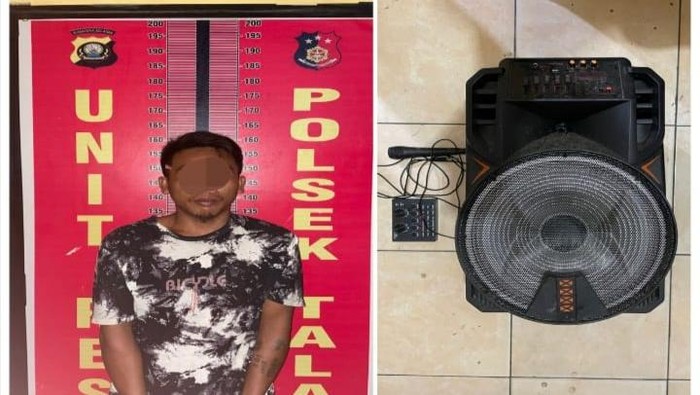 Pelaku pencurian alat elektronik musala di PALI.