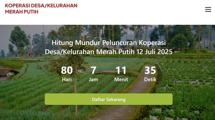 Pendaftaran Koperasi Merah Putih.