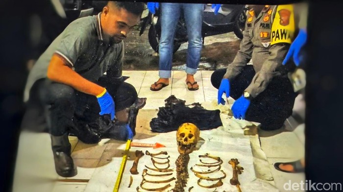 Penemuan kerangka sosok misterius di Sukabumi