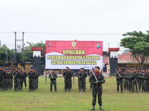 Batalyon C Pelopor Satbrimob Kalsel Resmi Dibentuk, Ini Tugasnya
