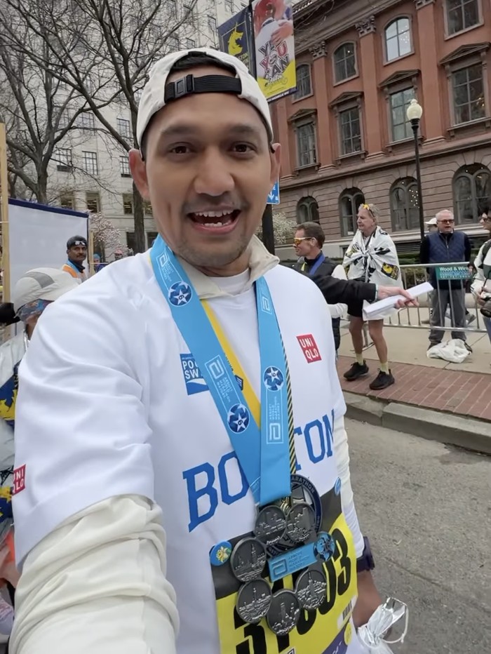Selebritas Boston Marathon Selebritas ikut Boston Marathon 2025.
