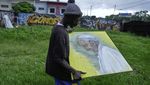Seniman Kenya Lukis Paus Fransiskus sebagai Bentuk Penghormatan