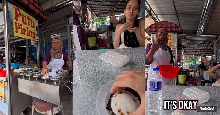 Hebat! Penjual Putu Jago Bahasa Inggris Ini Tuai Pujian