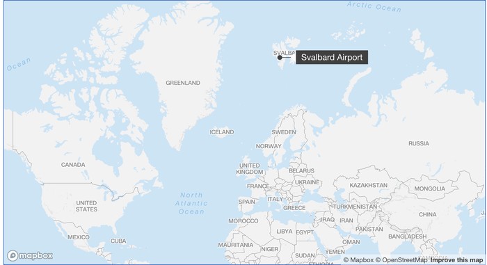 Bandara Svalbard dan Kepulauan Svalbard Norwegia