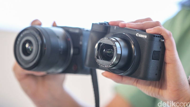 Canon EOS R50V dan PowerShot V