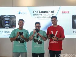 Wujud Canon EOS R50V dan PowerShot V1, Kamera Konten Kreator