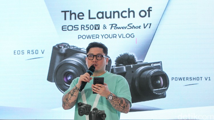 Canon EOS R50V dan PowerShot V
