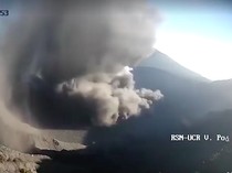 Video Erupsi Dahsyat Gunung Berapi Poas Kosta Rika