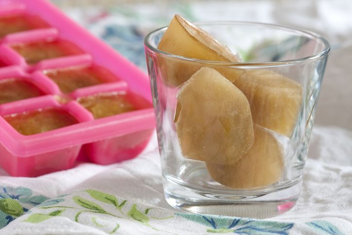 kreasi makanan pakai cetakan es batu