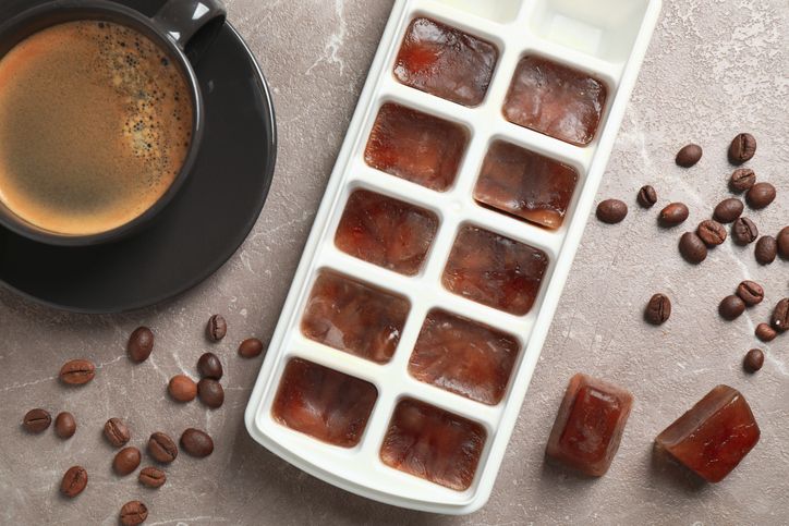 kreasi makanan pakai cetakan es batu
